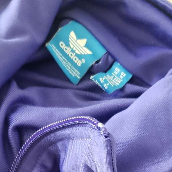COPY - Royal Purple Retro Style Adidas Tracksuit - Picture 3 of 4